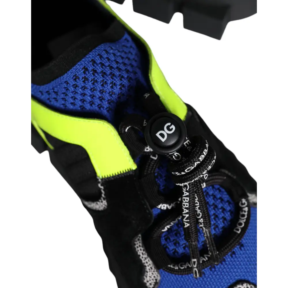 Dolce & Gabbana Multicolor Mesh Sorrento Trekking Turnschuhe Schuhe