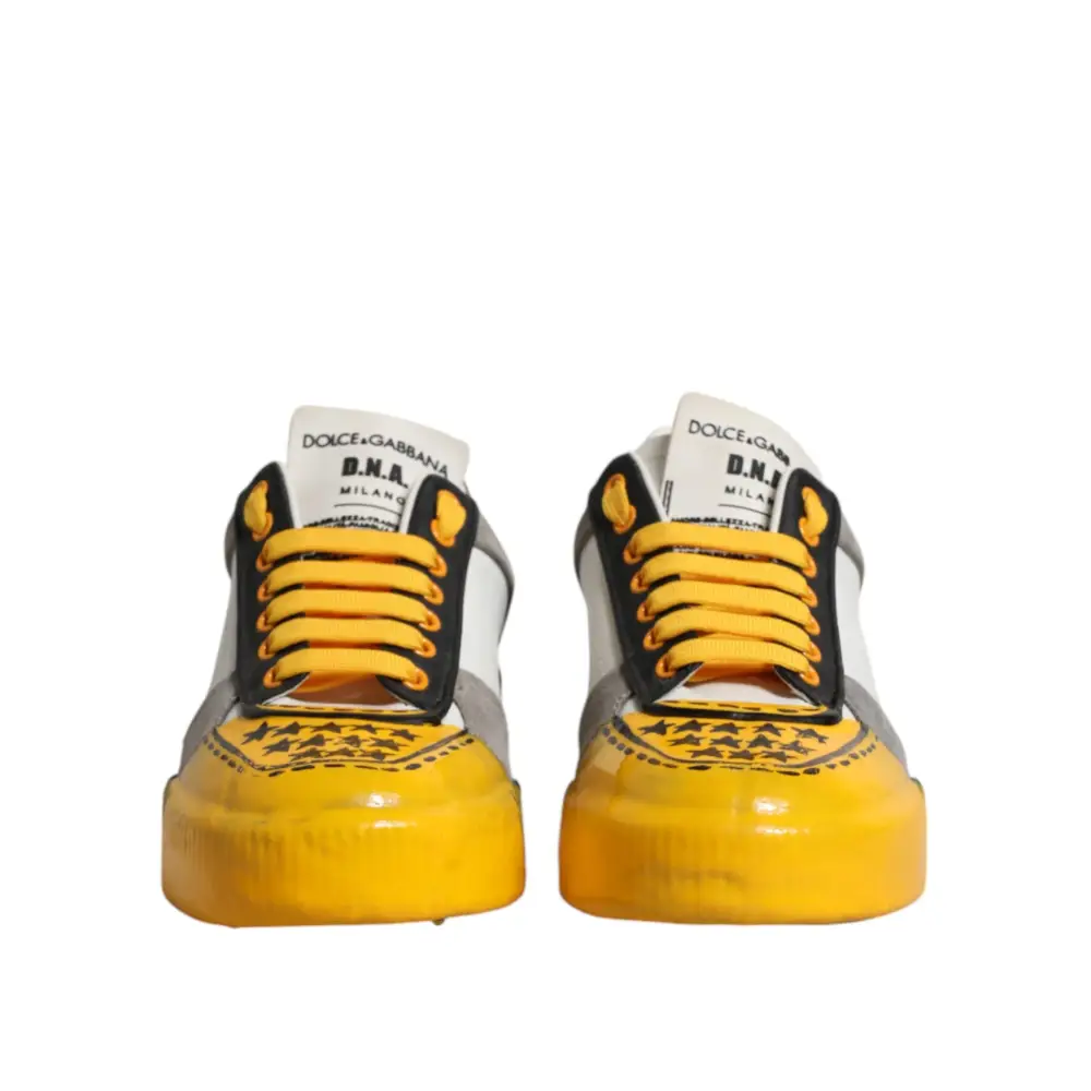 Dolce & Gabbana Multicolor MIAMI Low Top Turnschuhe Schuhe