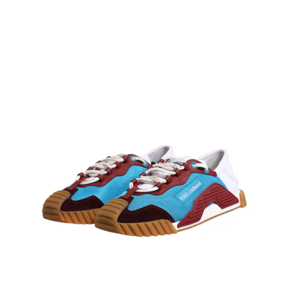 Dolce & Gabbana Multicolor Nylon NS1 Low Top Turnschuhe Schuhe - EU44/US11