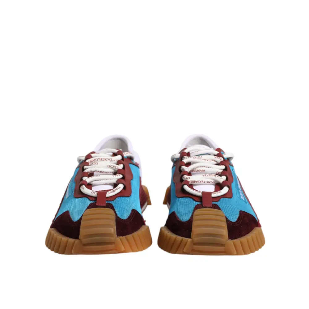 Dolce & Gabbana Multicolor Nylon NS1 Low Top Turnschuhe Schuhe - EU44/US11