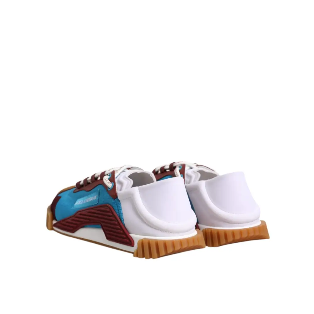 Dolce & Gabbana Multicolor Nylon NS1 Low Top Turnschuhe Schuhe - EU44/US11
