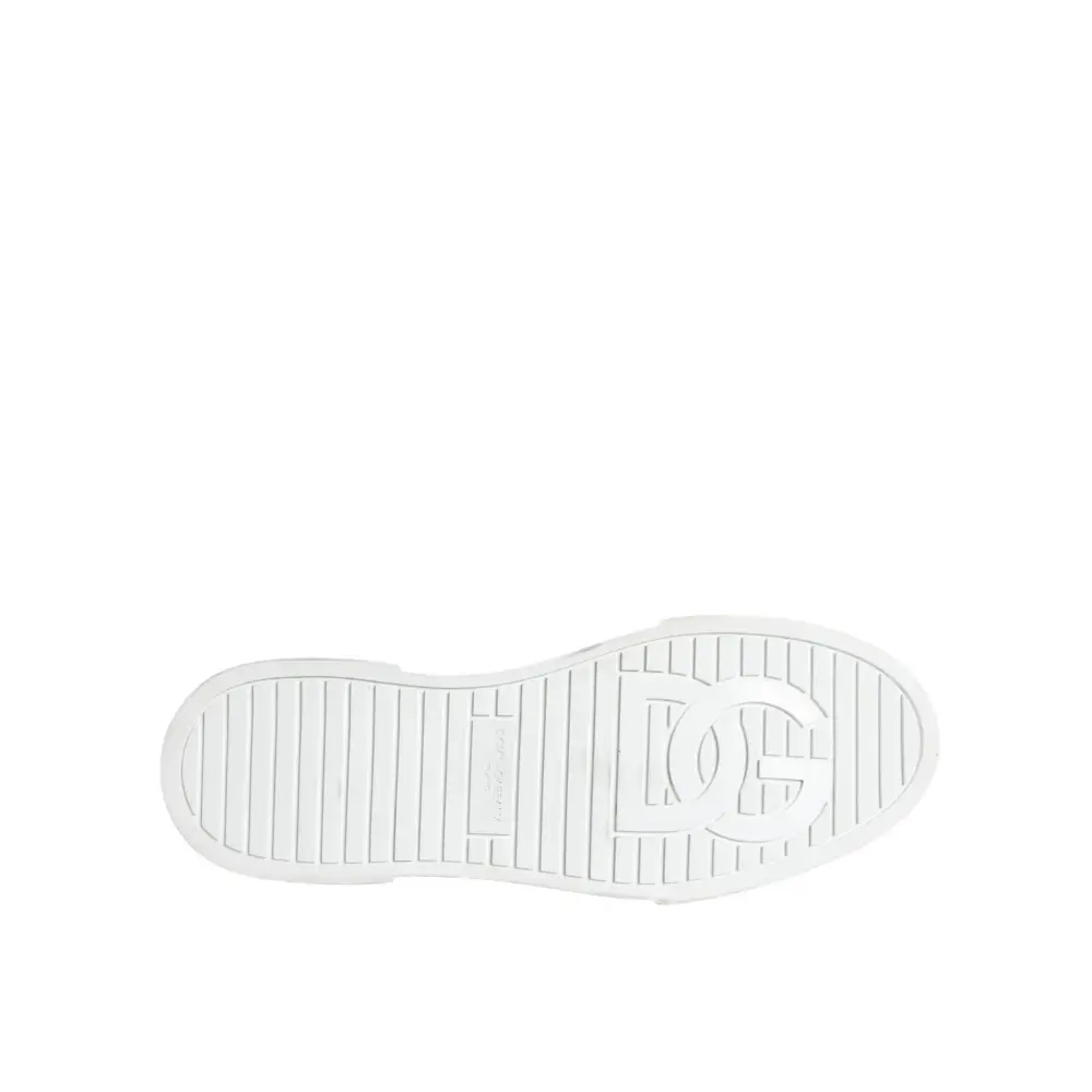 Dolce & Gabbana Multicolor Patchwork High Top Sneaker Schuhe - EU44/US11