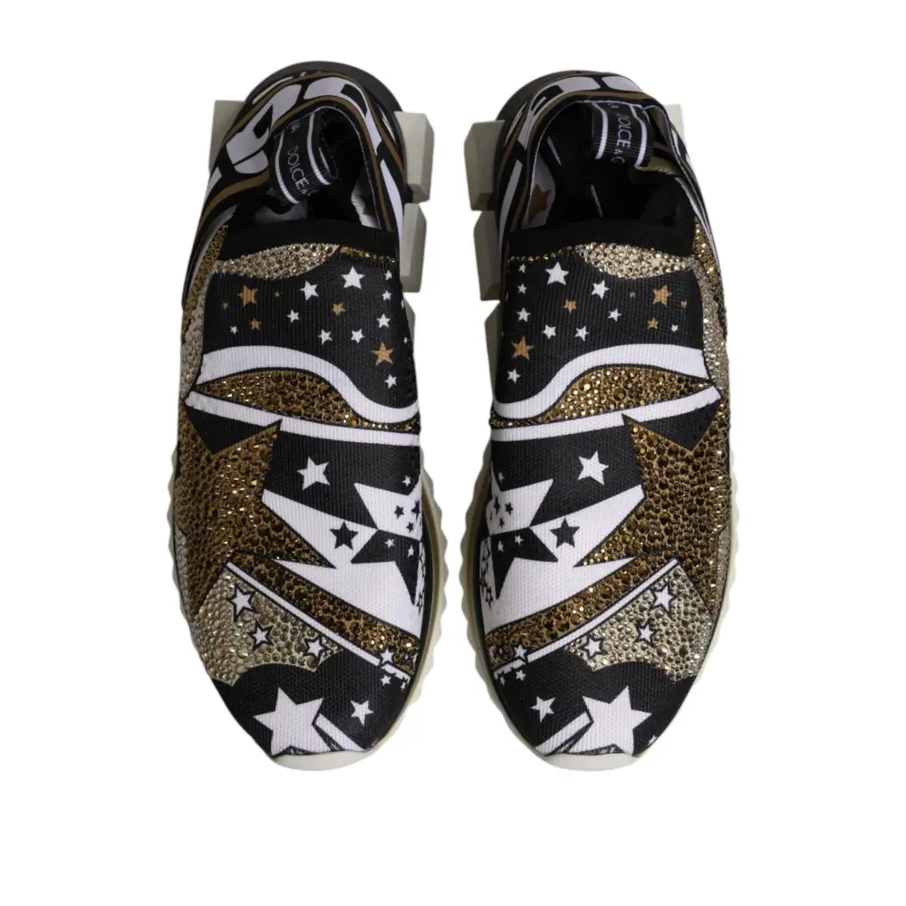 Dolce & Gabbana Multicolor Sorrento Low Top Turnschuhe Schuhe - EU41/US8