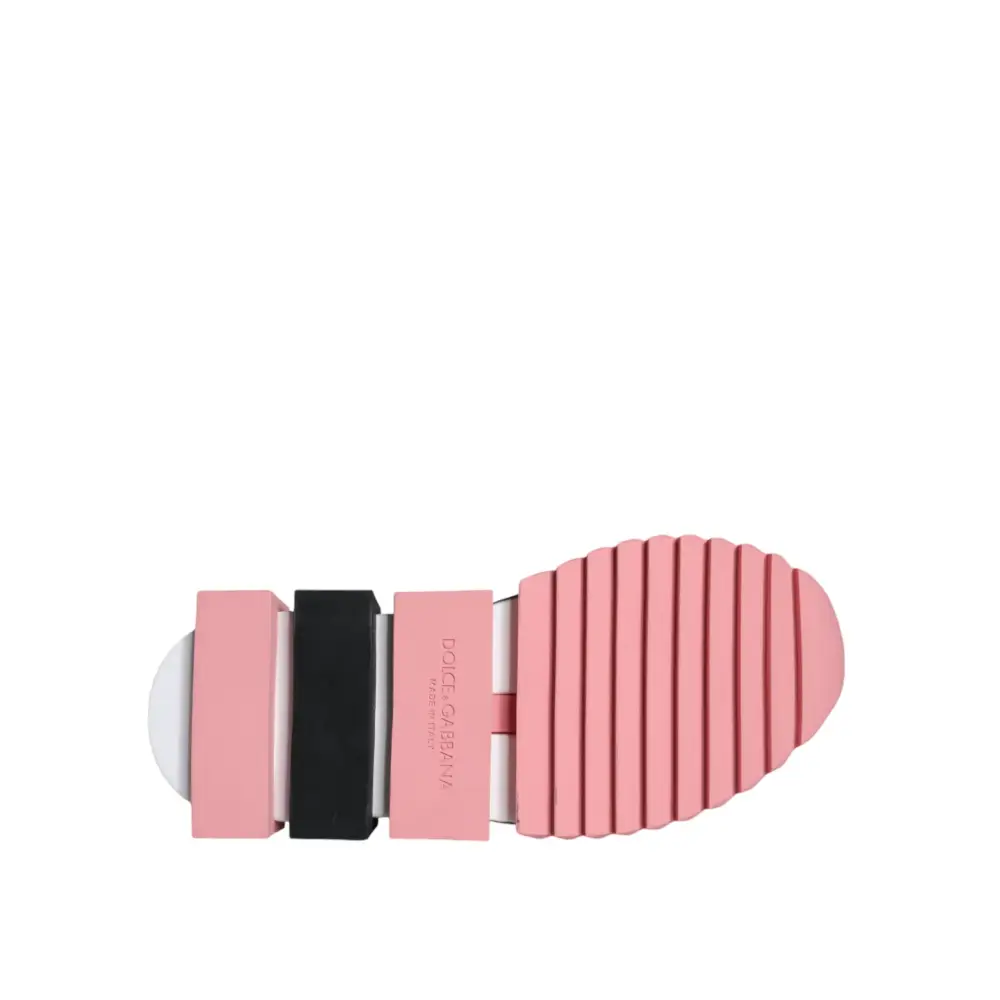 Dolce & Gabbana Multicolor Sorrento Socken Logo Turnschuhe Schuhe - EU36.5/US6