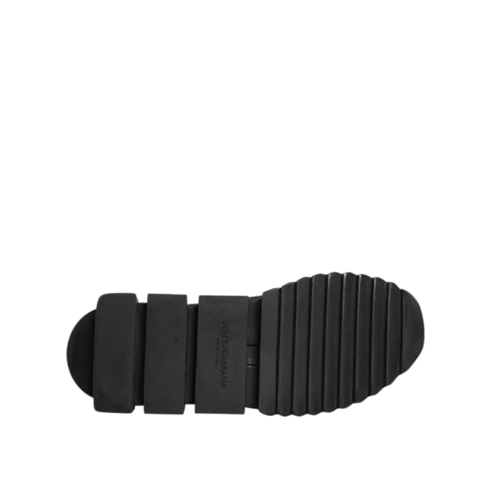 Dolce & Gabbana Multicolor Sorrento Socken Männer Turnschuhe Schuhe - EU44/US11