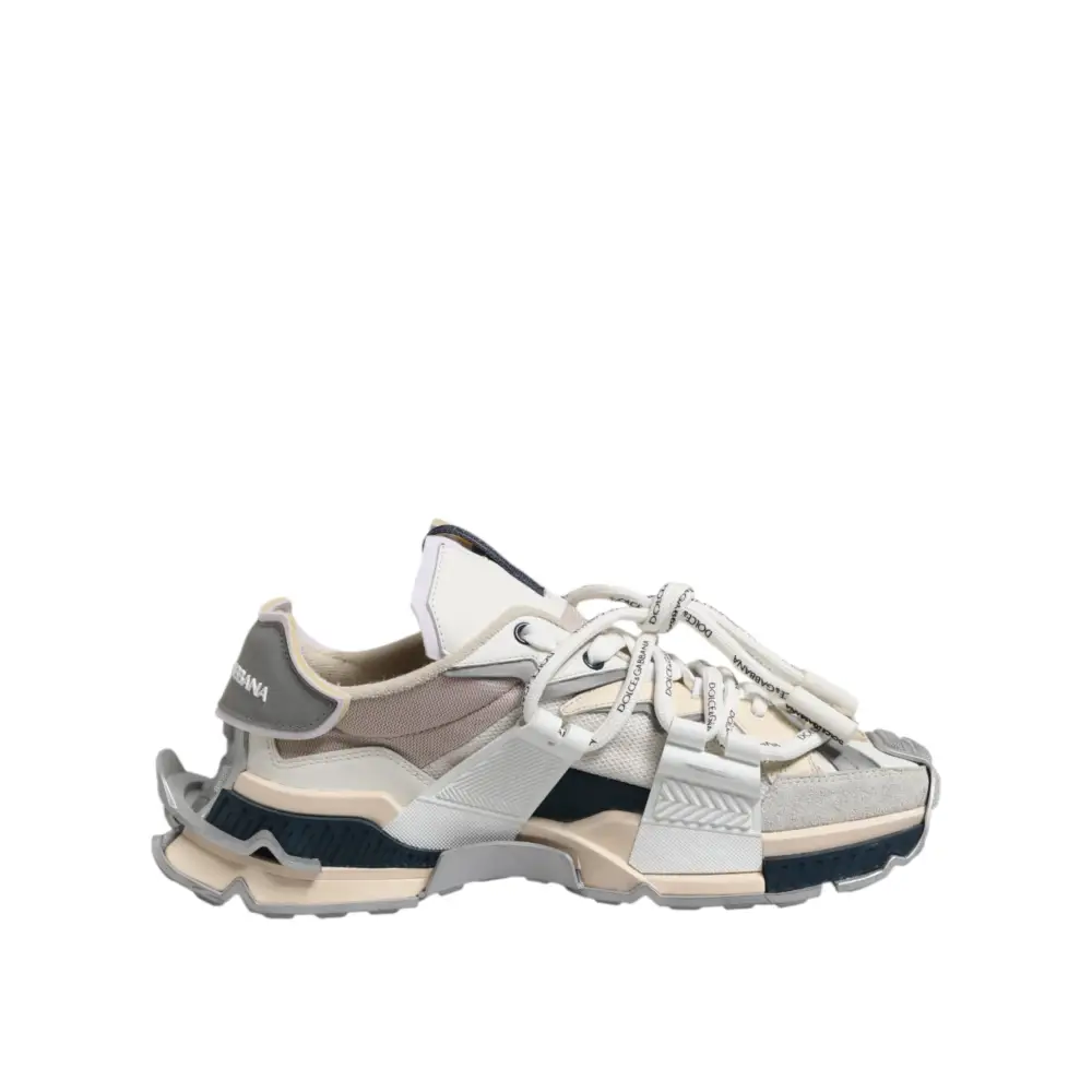 Dolce & Gabbana Multicolor Space Low Top Männer Turnschuhe Schuhe - EU44/US11