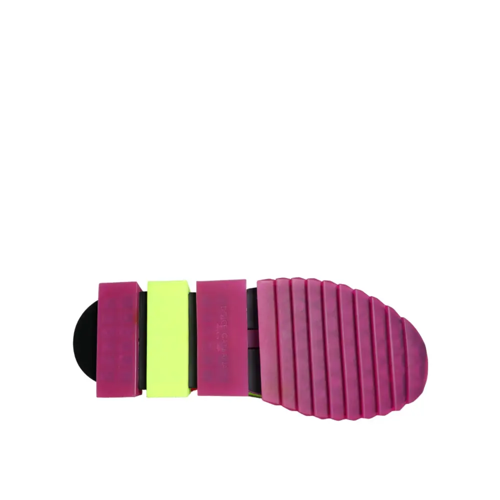 Dolce & Gabbana Multicolor Super King Low Top Turnschuhe Schuhe - EU44/US11