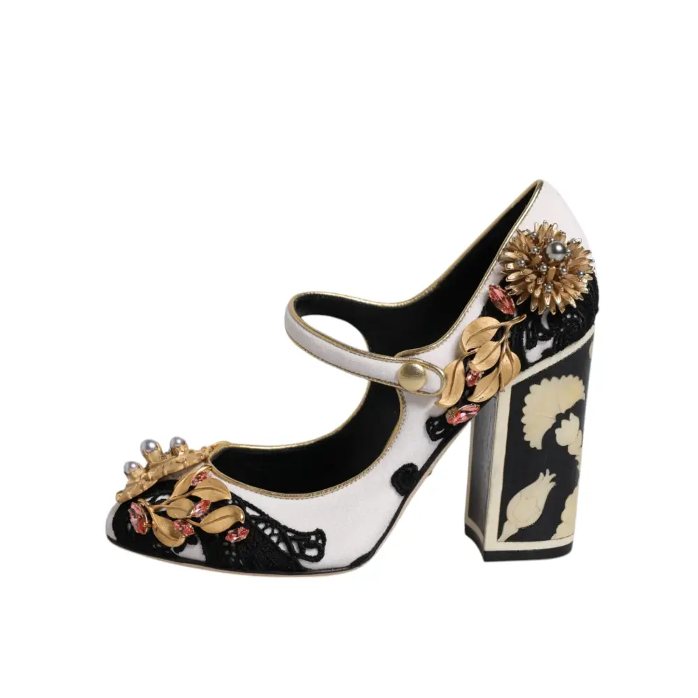 Dolce & Gabbana Multicolor verschönerte Absätze Pumps Schuhe - EU35.5/US5