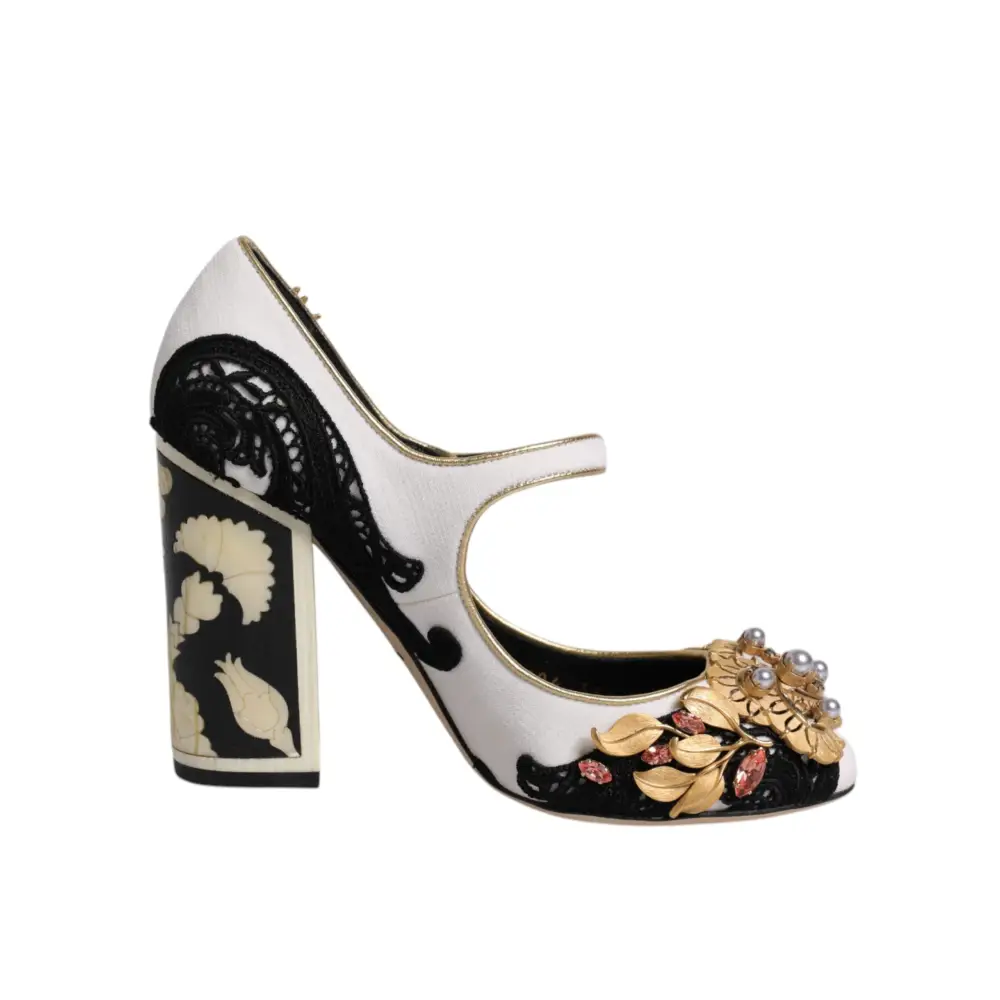 Dolce & Gabbana Multicolor verschönerte Absätze Pumps Schuhe - EU35.5/US5