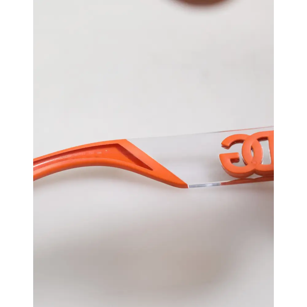 Dolce & Gabbana Orange Reborn To Live Oval Frame Logo Eyewear Sonnenbrille
