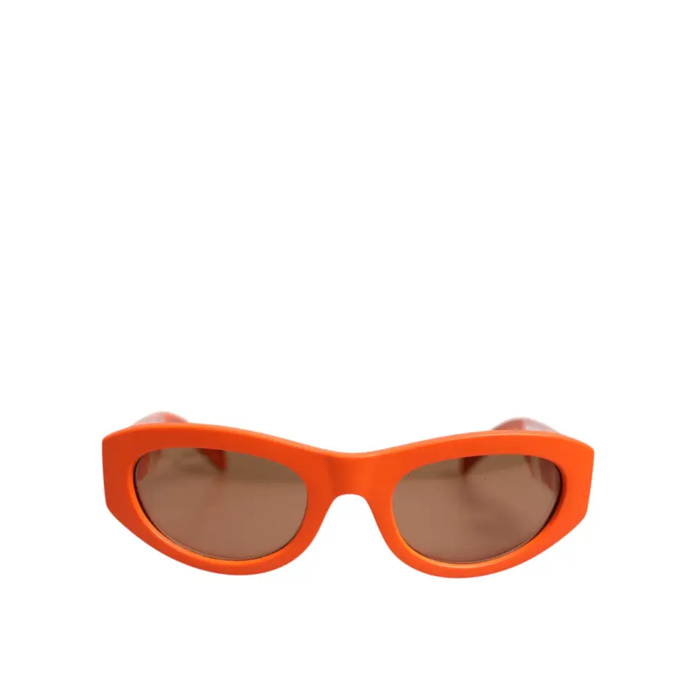 Dolce & Gabbana Orange Reborn To Live Oval Frame Logo Eyewear Sonnenbrille