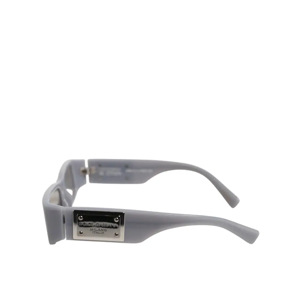 Dolce & Gabbana Re-Edition Sonnenbrille in Hellgrau