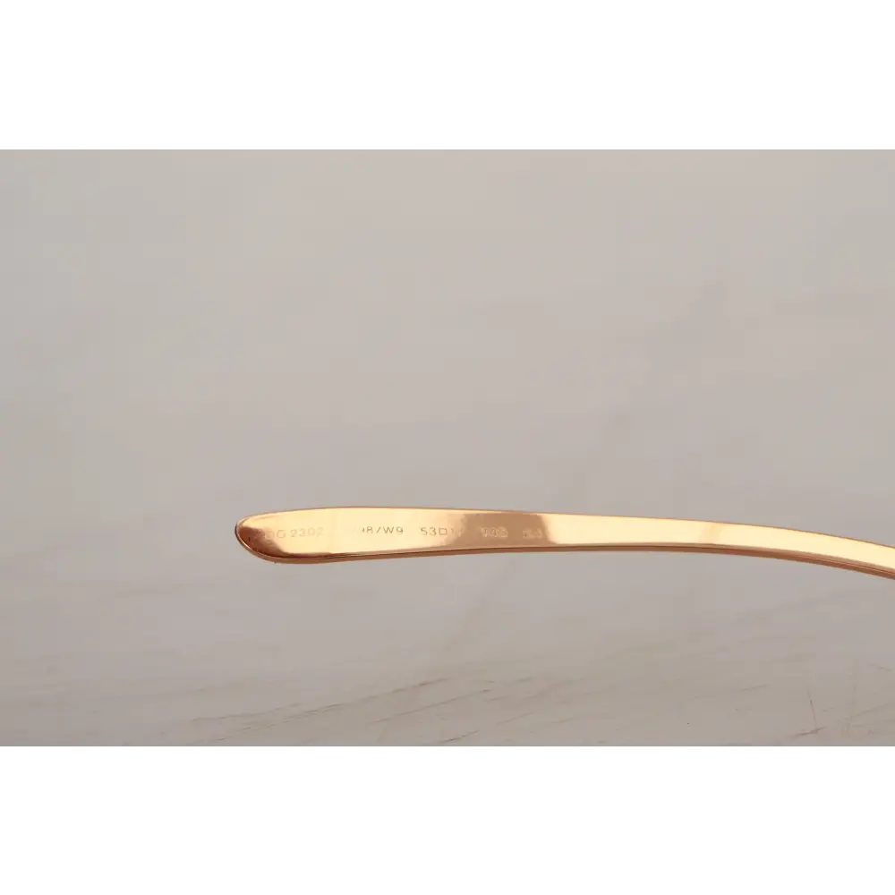 Dolce & Gabbana Rosa Gold Rose Paillettenstickerei DG2202 Sonnenbrille