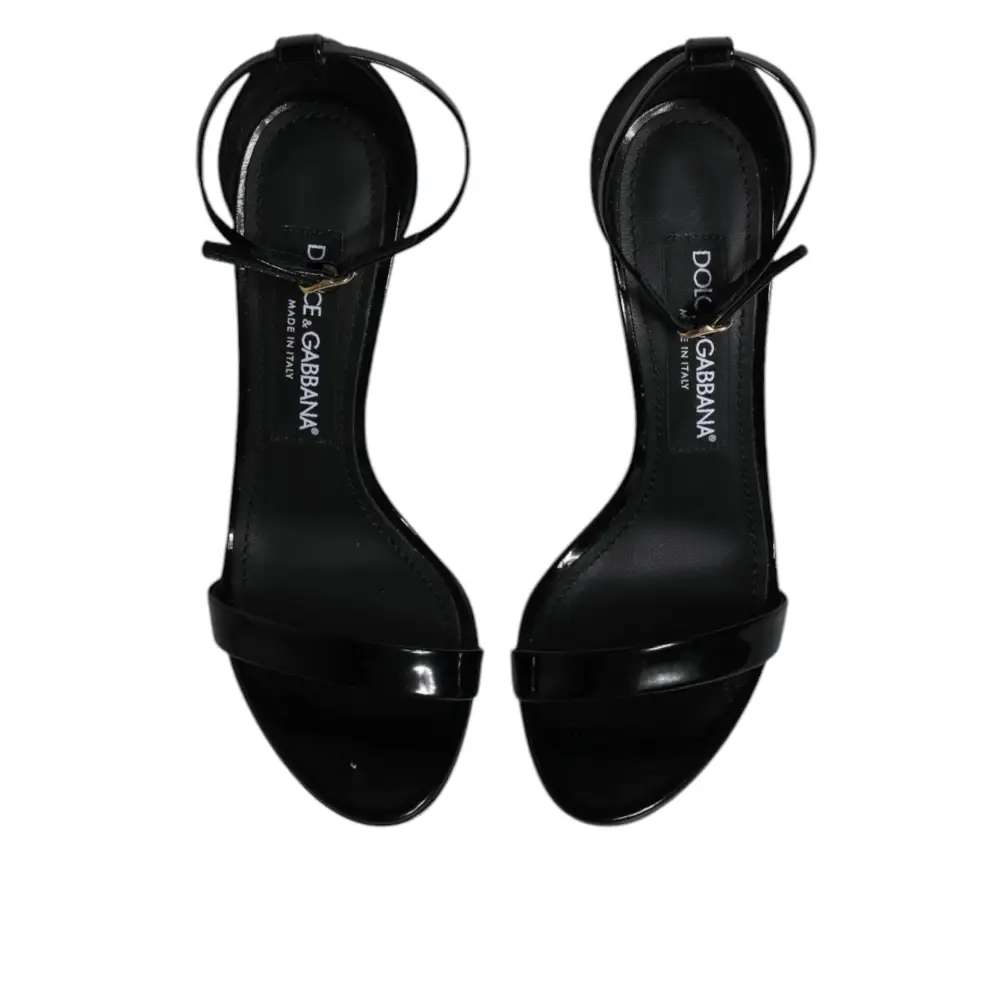 Dolce & Gabbana Schwarz KEIRA Heels Riemchensandalen Schuhe - EU35.5/US5