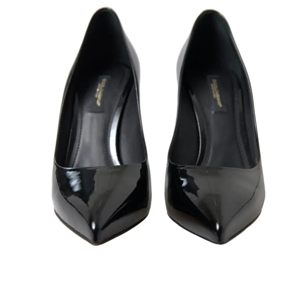 Dolce & Gabbana Schwarz Lackleder Pumps Heels Schuhe - EU36/US5.5