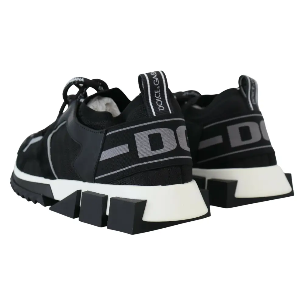 Dolce & Gabbana Schwarz Mesh Sorrento Trekking Turnschuhe Schuhe - EU35.5/US5