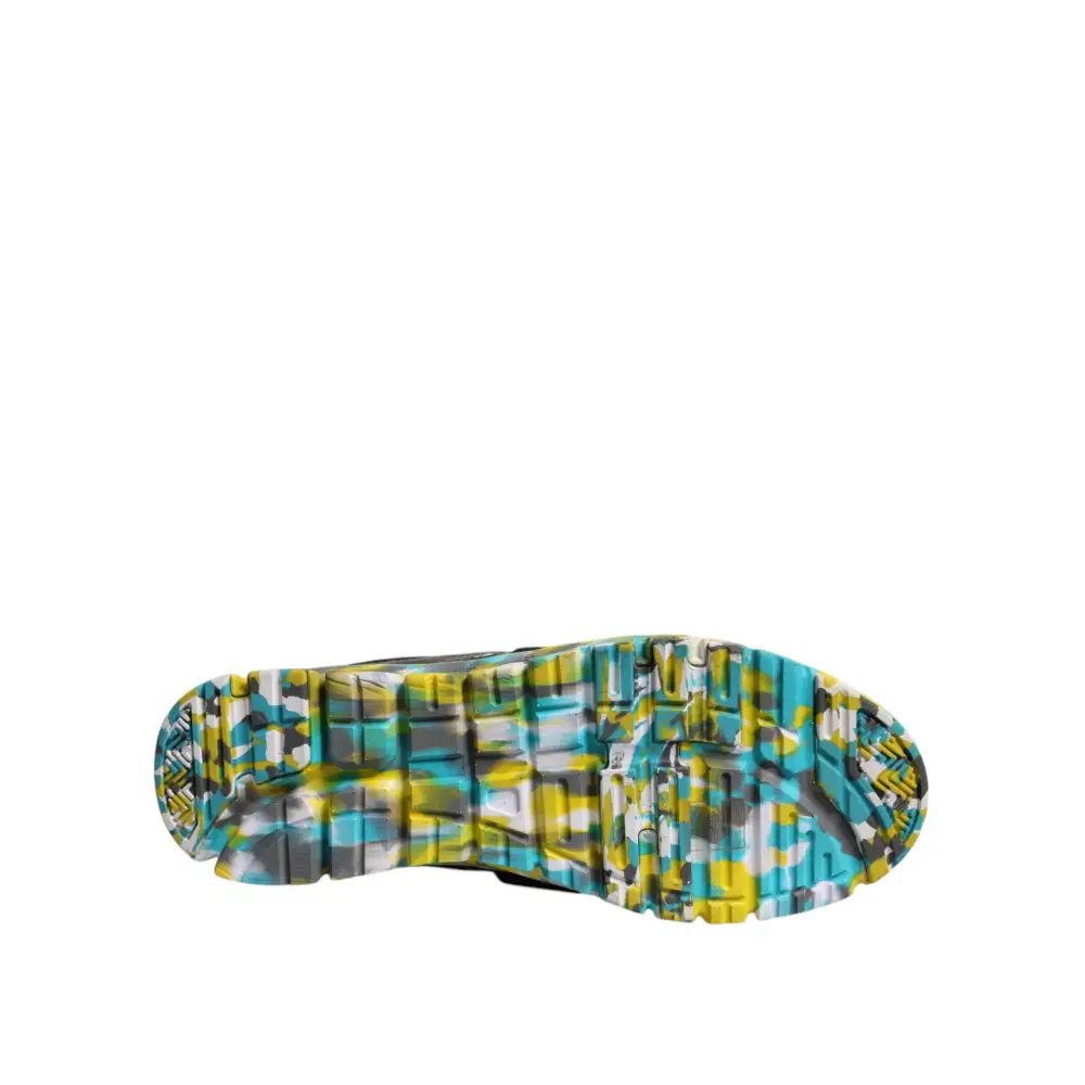 Dolce & Gabbana Schwarz Polyester Low Top Männer Turnschuhe Schuhe - EU41.5/US8.5