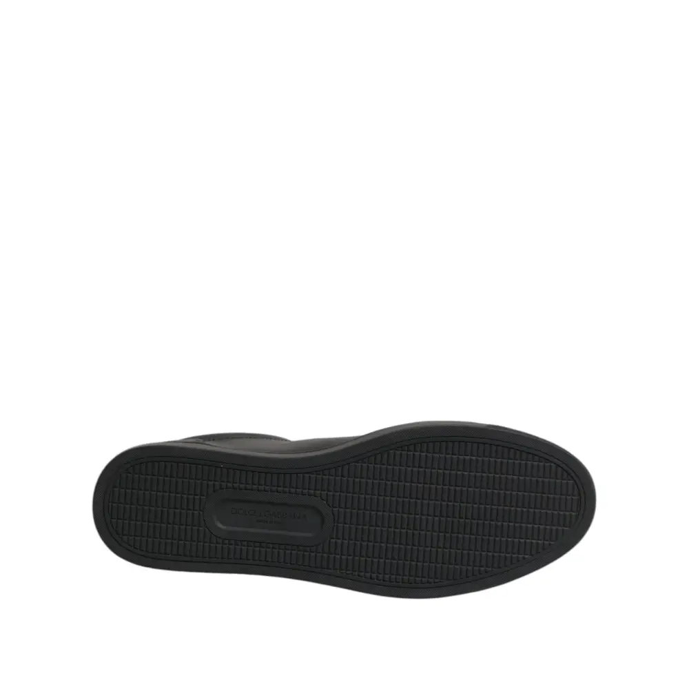 Dolce & Gabbana Schwarz Street Life Low Top Männer Turnschuhe Schuhe