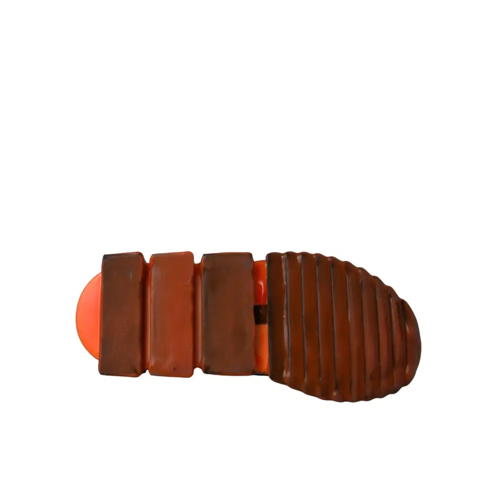 Dolce & Gabbana Schwarz Weiß Orange Slip On Sorrento Turnschuhe Schuhe