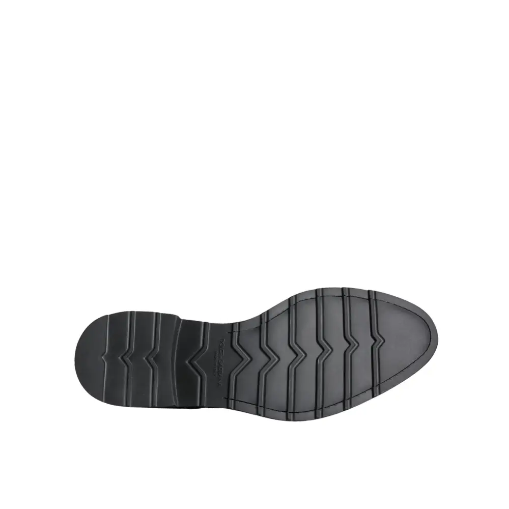 Dolce & Gabbana Schwarz Wildleder Sicilia Schnürschuhe Formal Schuhe - EU41.5/US8.5