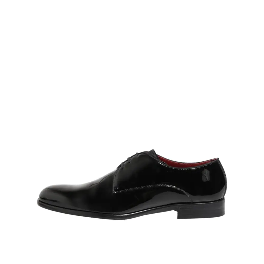Dolce & Gabbana Schwarze Derby-Schuhe aus Kalbsleder für Herren - EU42/US9