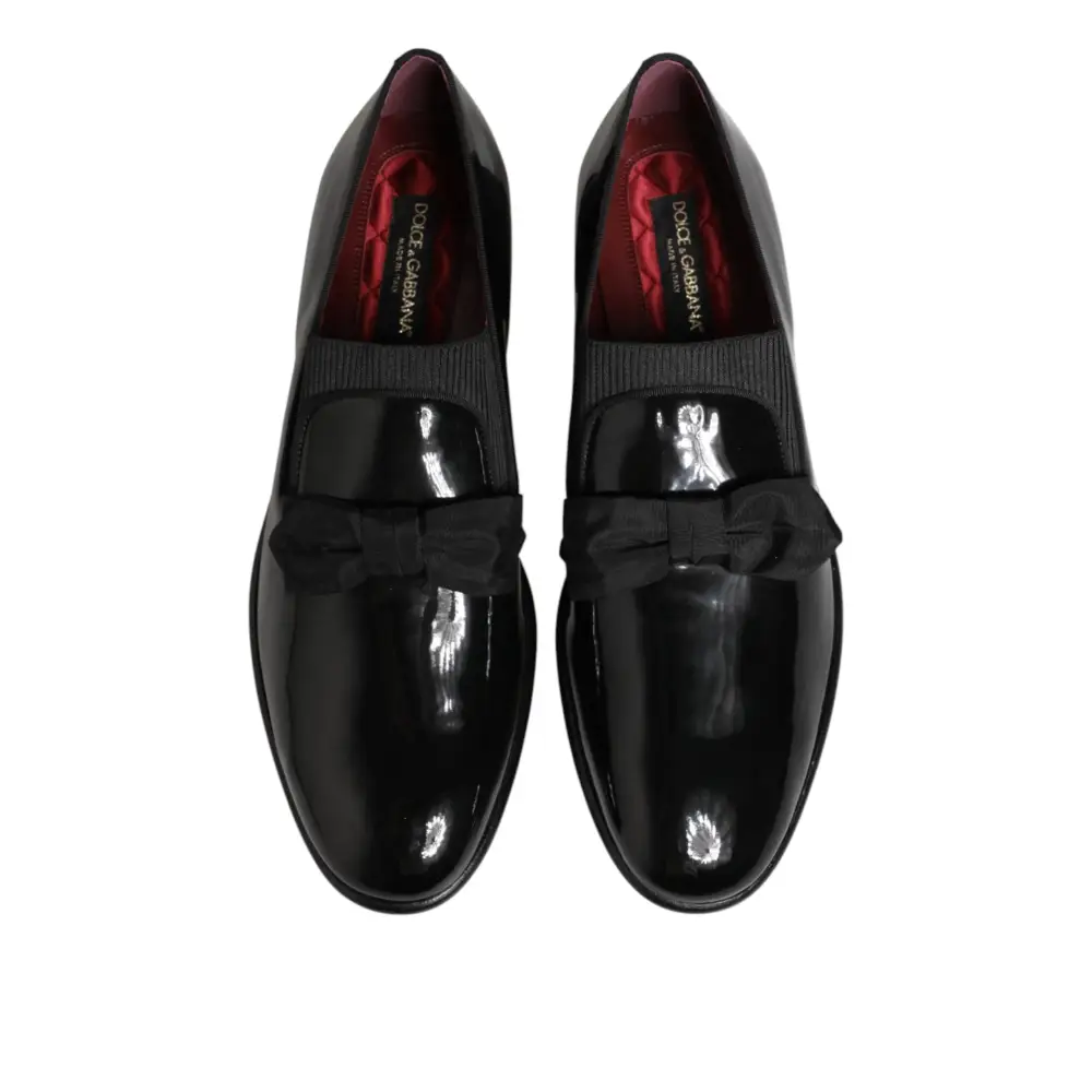 Dolce & Gabbana Schwarze Leder-Loafer für Herren