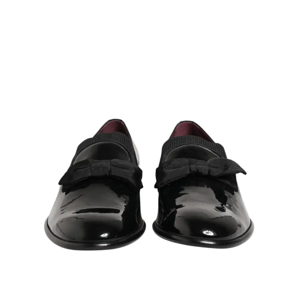 Dolce & Gabbana Schwarze Leder-Loafer für Herren