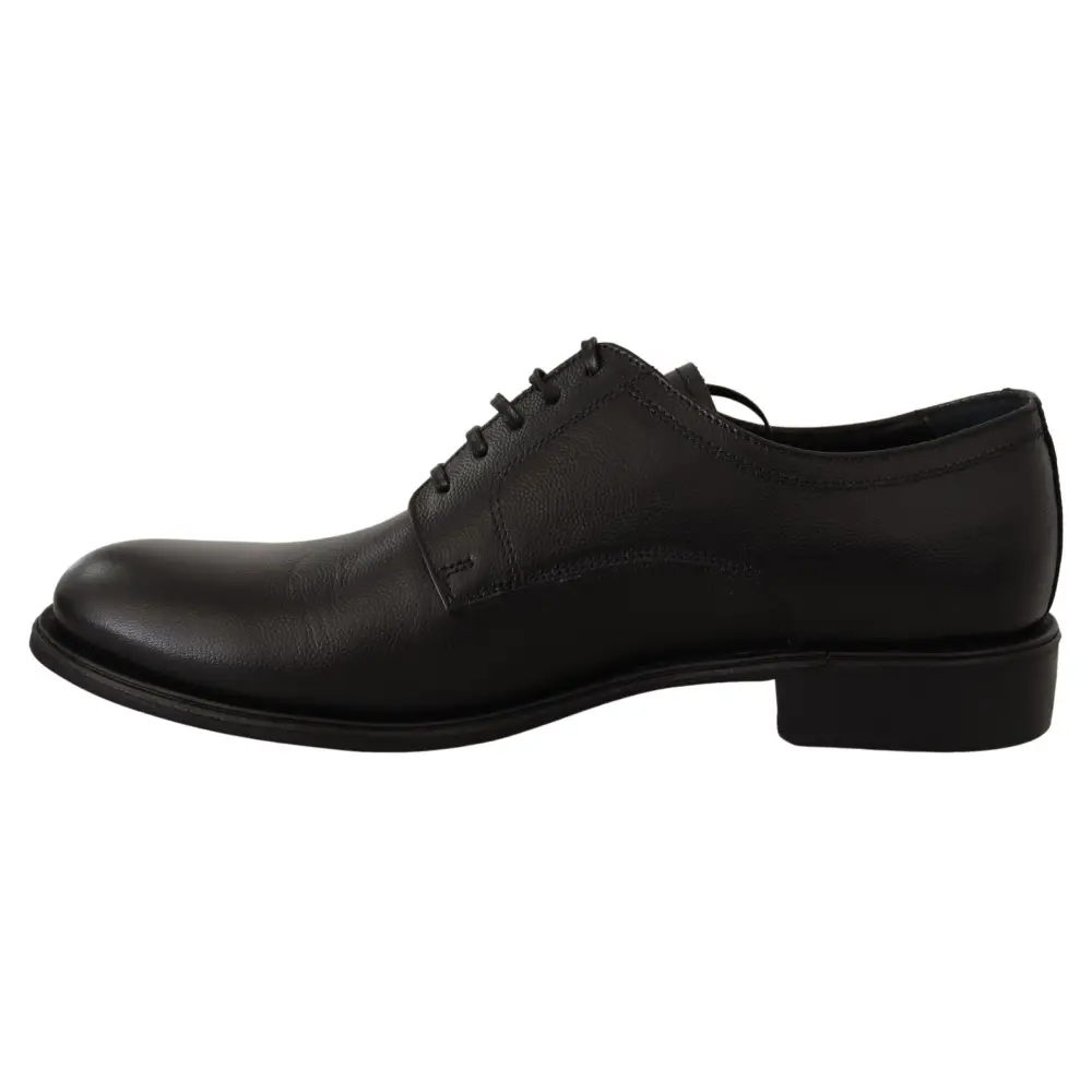 Dolce & Gabbana Schwarze Lederschnürschuhe für Herren Formaler Derby - EU41/US8