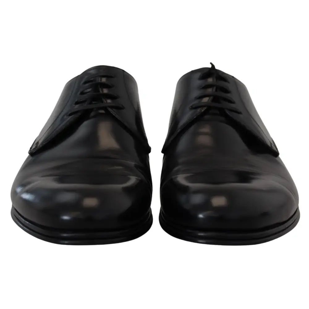 Dolce & Gabbana Schwarze Lederschuhe für formelle Anlässe