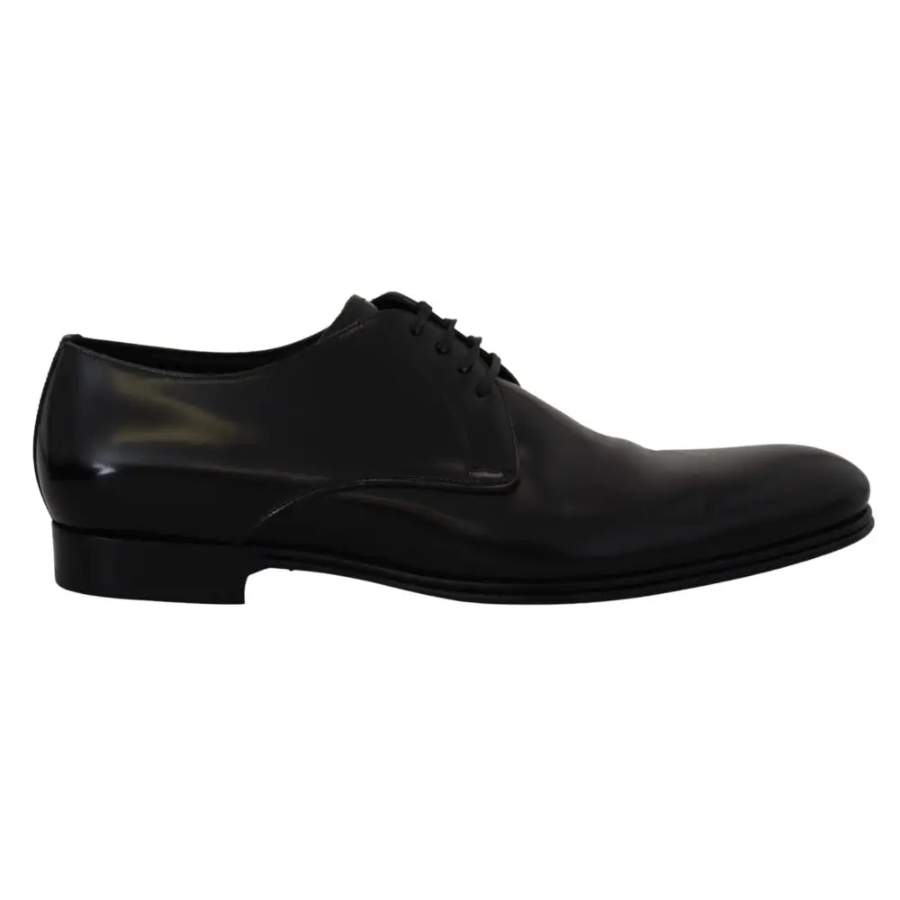 Dolce & Gabbana Schwarze Lederschuhe für formelle Anlässe