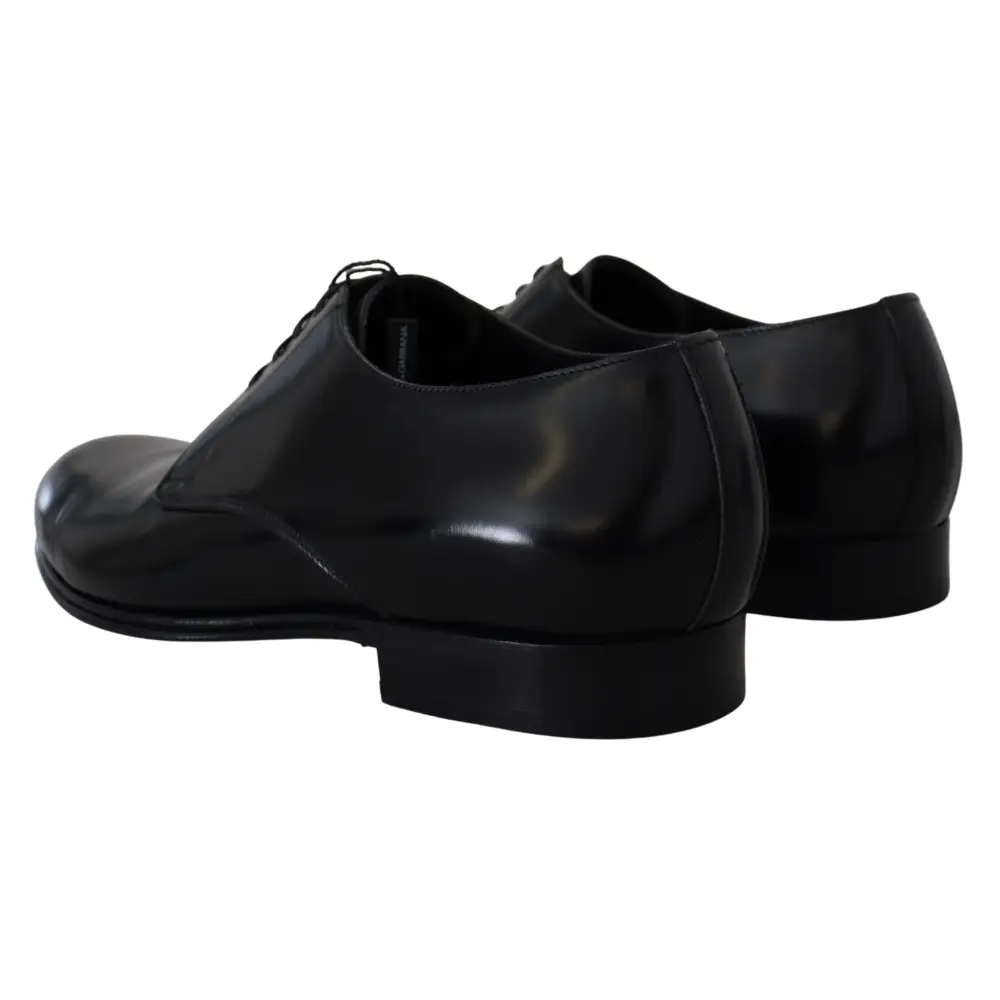 Dolce & Gabbana Schwarze Lederschuhe für formelle Anlässe