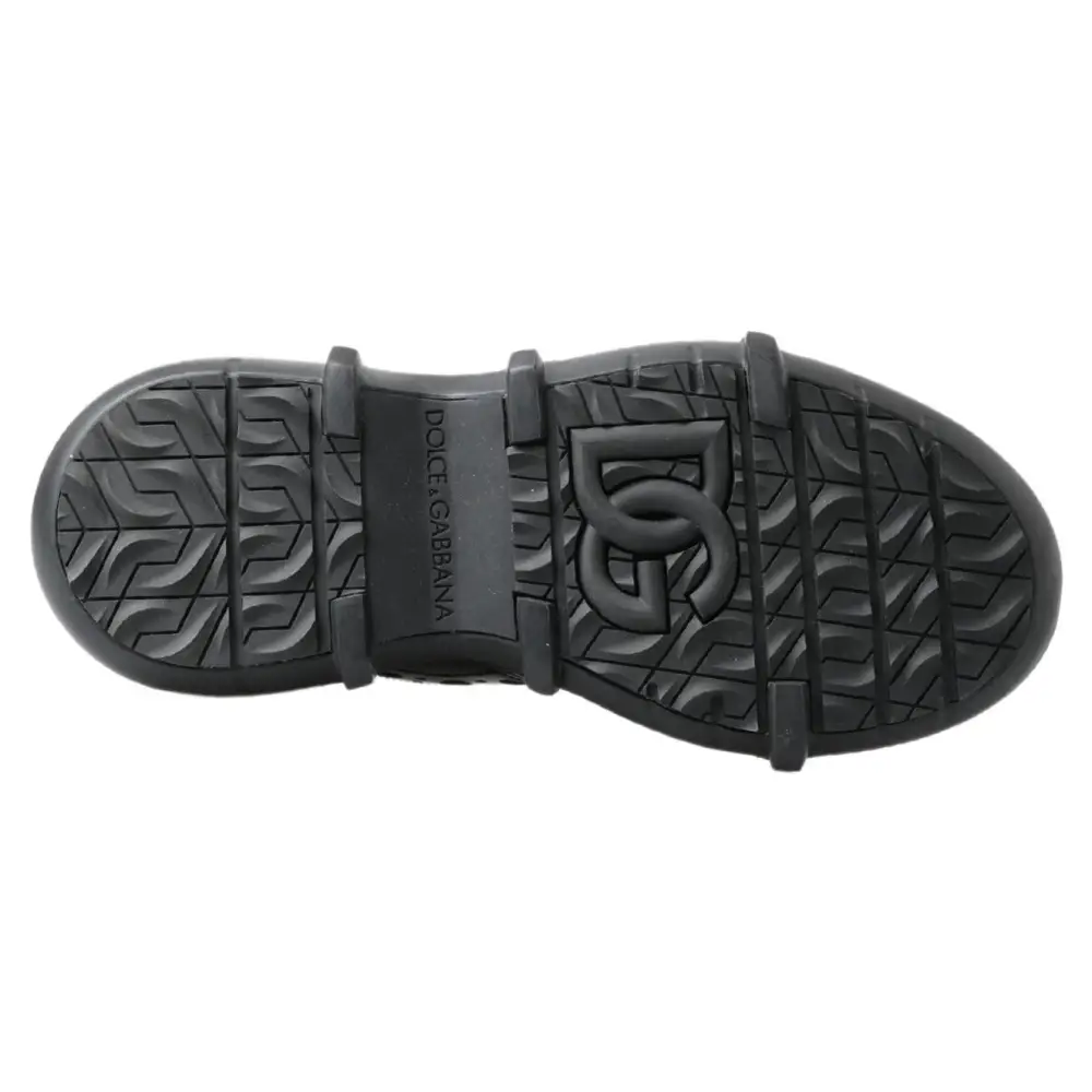 Dolce & Gabbana Schwarze Lederstiefel für die Freizeit