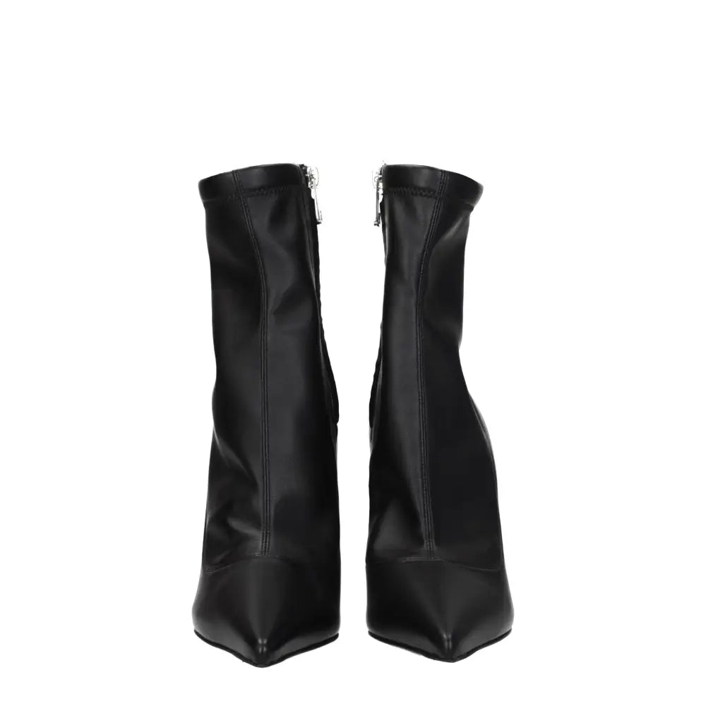 Dolce & Gabbana Schwarze Lederstiefeletten - EU35/US5