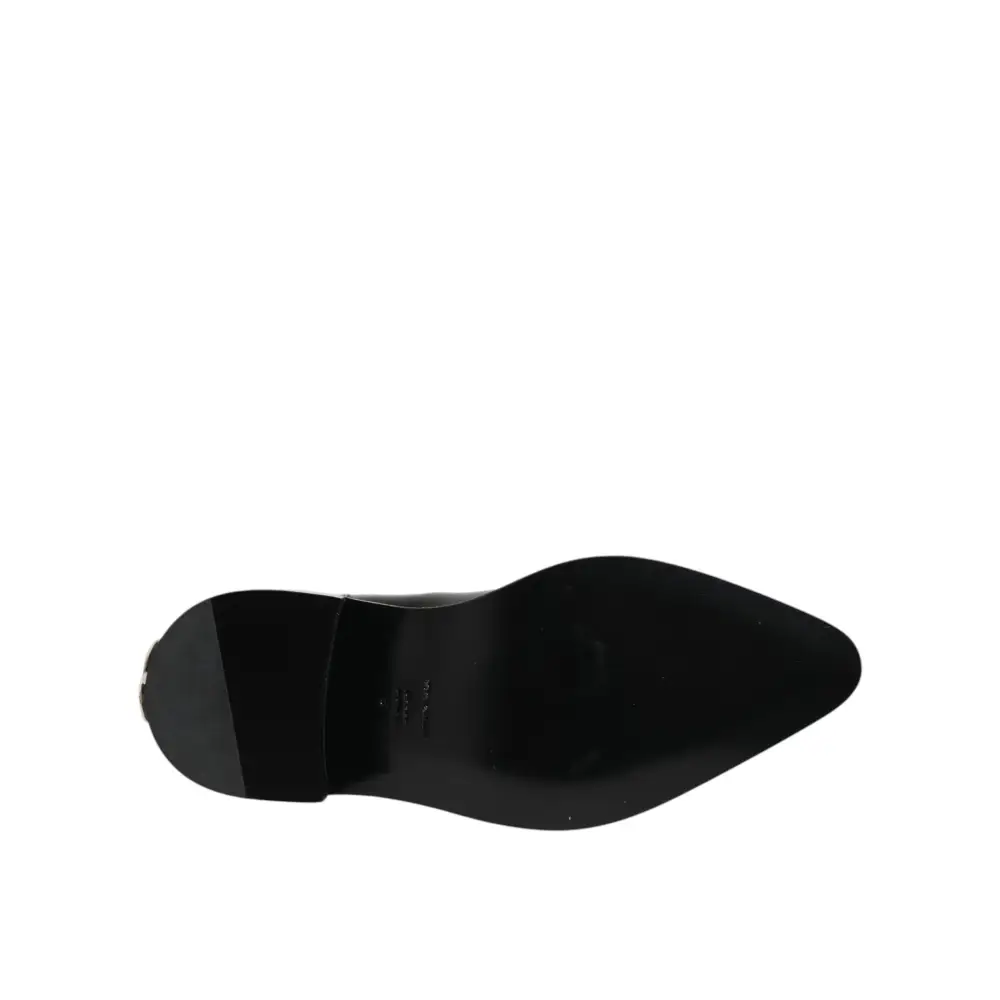 Dolce & Gabbana Schwarze mit Nieten besetzte Chelsea-Stiefeletten