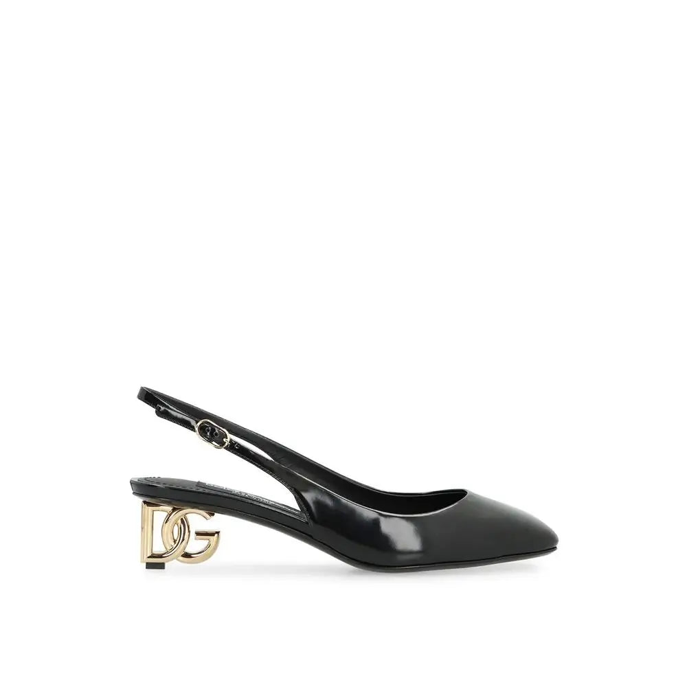Dolce & Gabbana Schwarze Pumps aus Kalbsleder - EU36.5/US6.5
