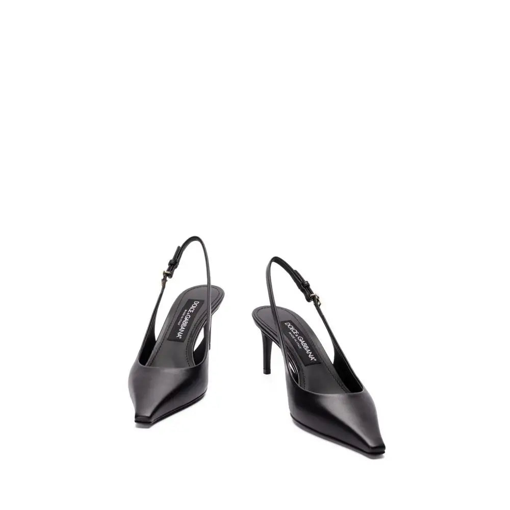 Dolce & Gabbana Schwarze Pumps aus Kalbsleder - EU36.5/US6.5