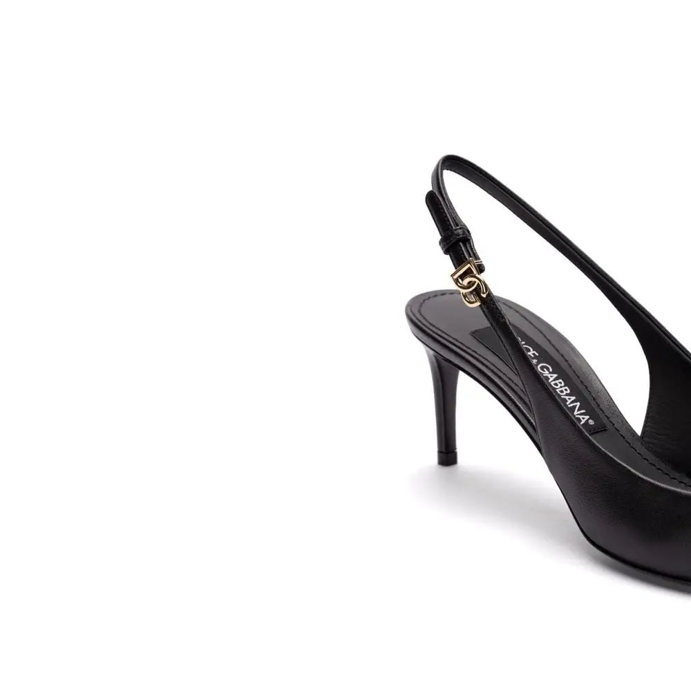 Dolce & Gabbana Schwarze Pumps aus Kalbsleder - EU36.5/US6.5