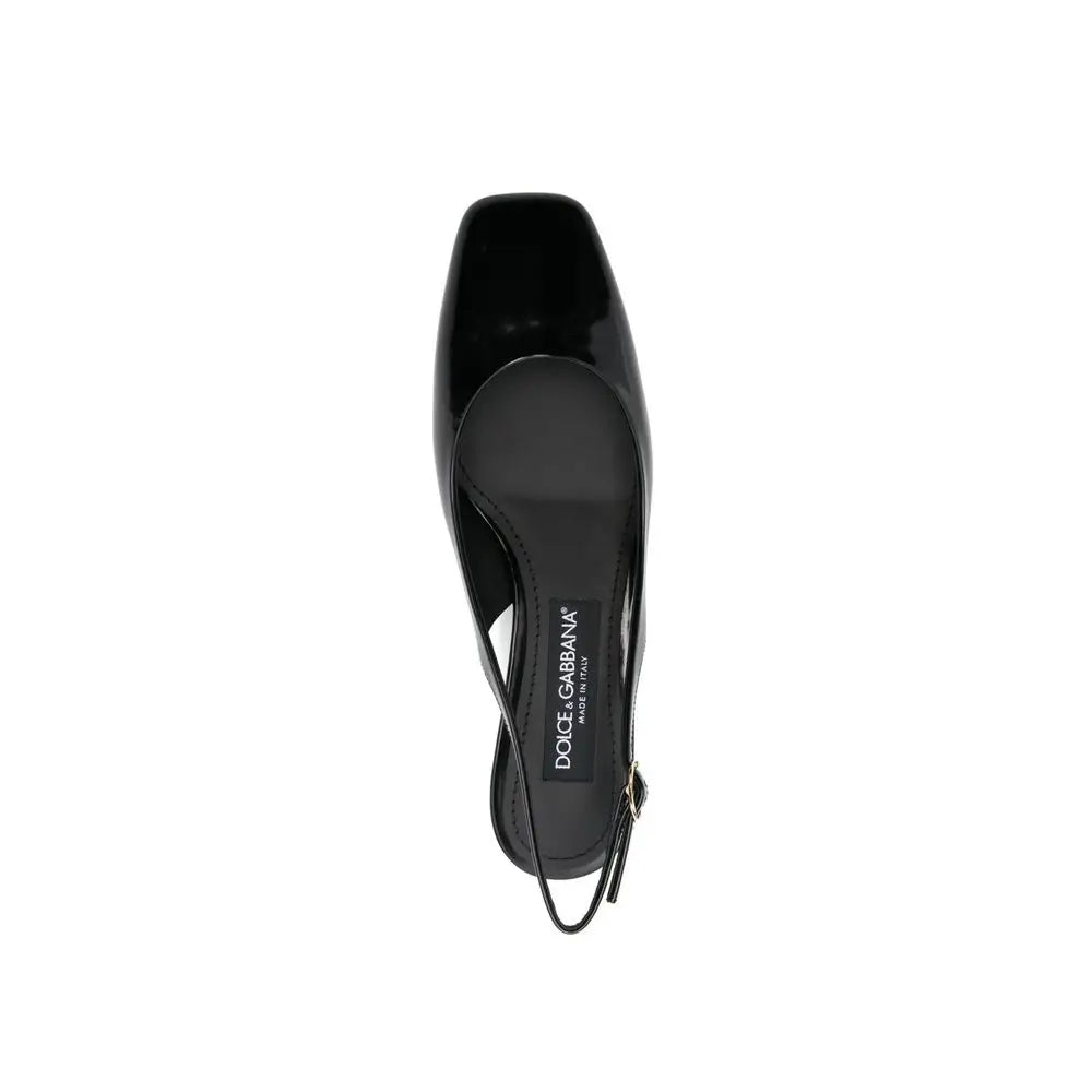 Dolce & Gabbana Schwarze Pumps aus Kalbsleder - EU36.5/US6.5