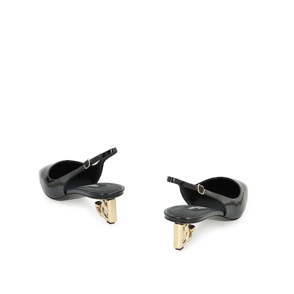 Dolce & Gabbana Schwarze Pumps aus Kalbsleder - EU36.5/US6.5