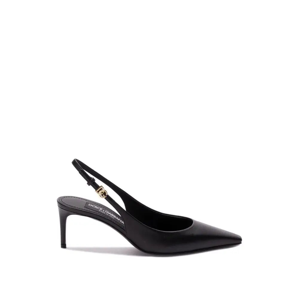 Dolce & Gabbana Schwarze Pumps aus Kalbsleder - EU36.5/US6.5