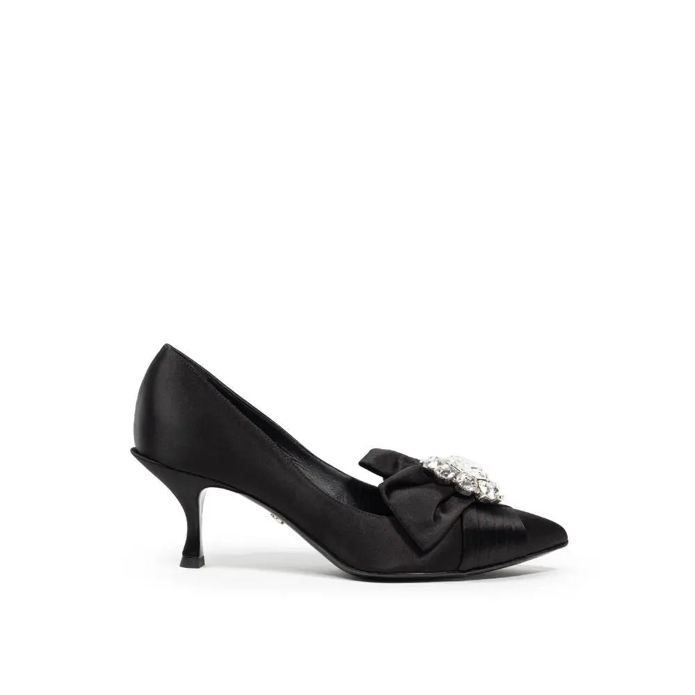 Dolce & Gabbana Schwarze Pumps aus Viskose - EU38.5/US8.5