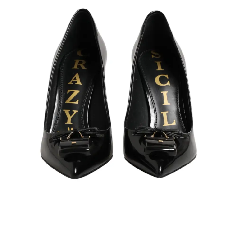 Dolce & Gabbana Schwarze Pumps mit Taschen-Verzierung - EU36/US5.5