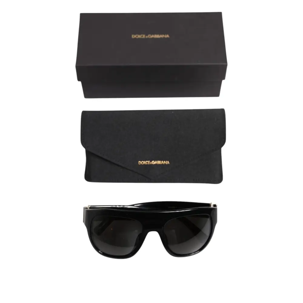 Dolce & Gabbana Schwarze quadratische Acetatfassung DG4398-F Eyewear Sonnenbrille