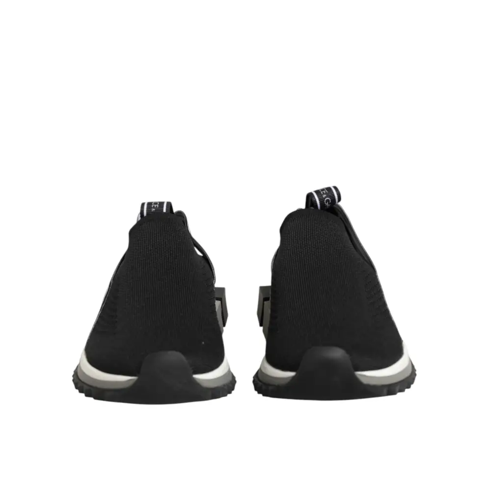 Dolce & Gabbana Schwarze Slip-On Sorrento Sneakers