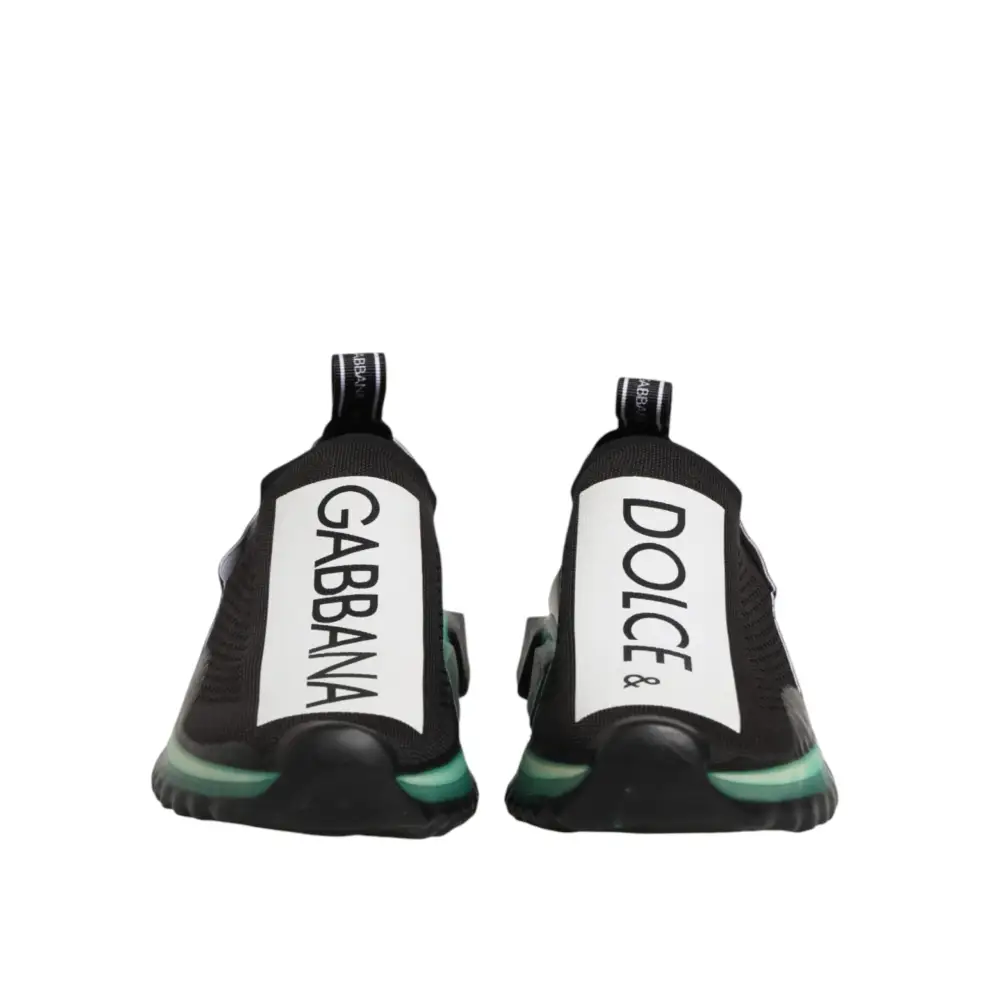 Dolce & Gabbana Schwarze Sorrento Herren-Slip-On-Sneaker - EU40.5/US7.5