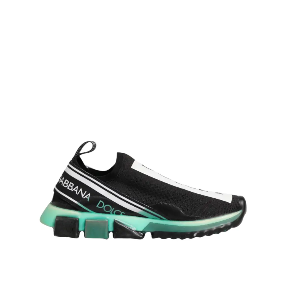 Dolce & Gabbana Schwarze Sorrento Herren-Slip-On-Sneaker - EU40.5/US7.5