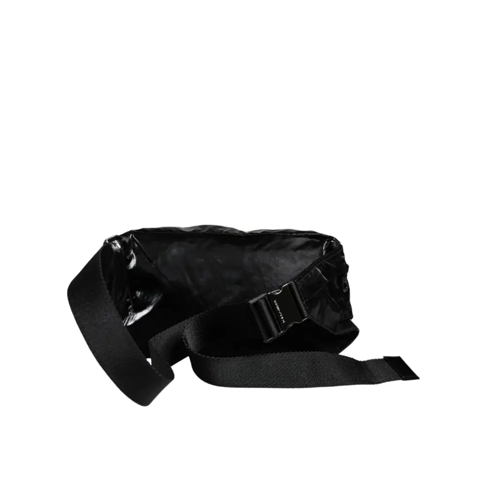 Dolce & Gabbana Schwarzer Nylon Stoff Gürtel Taille Fanny Pack Tasche