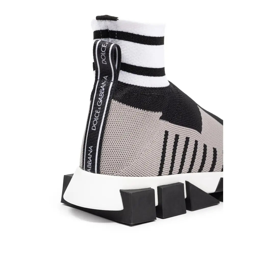 Dolce & Gabbana Schwarzer Stoffsneaker - EU38/US8