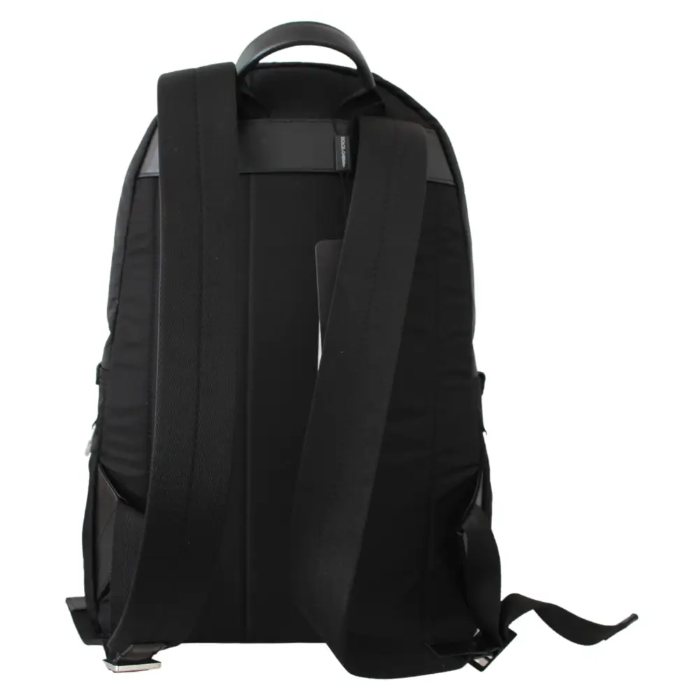 Dolce & Gabbana Schwarzes Goldenes Schwein des Jahres Schulrucksack