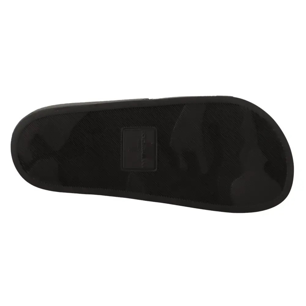 Dolce & Gabbana Schwarzes Leder I Love D&amp - EU35/US4.5